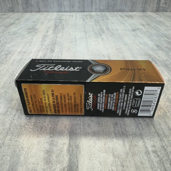 Titleist Pro V1 Golf Balls -1 SLEEVE of 3 Balls - Picture 2 of 6